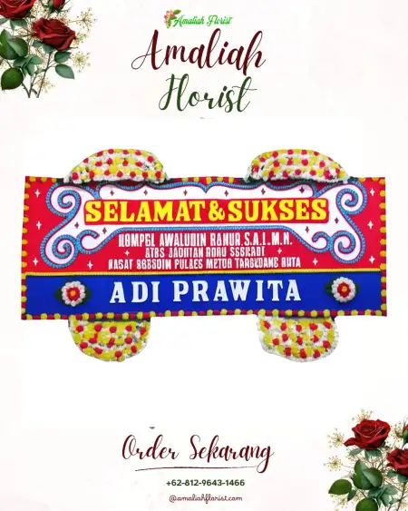 Papan Bunga Ucapan Selamat Mataram